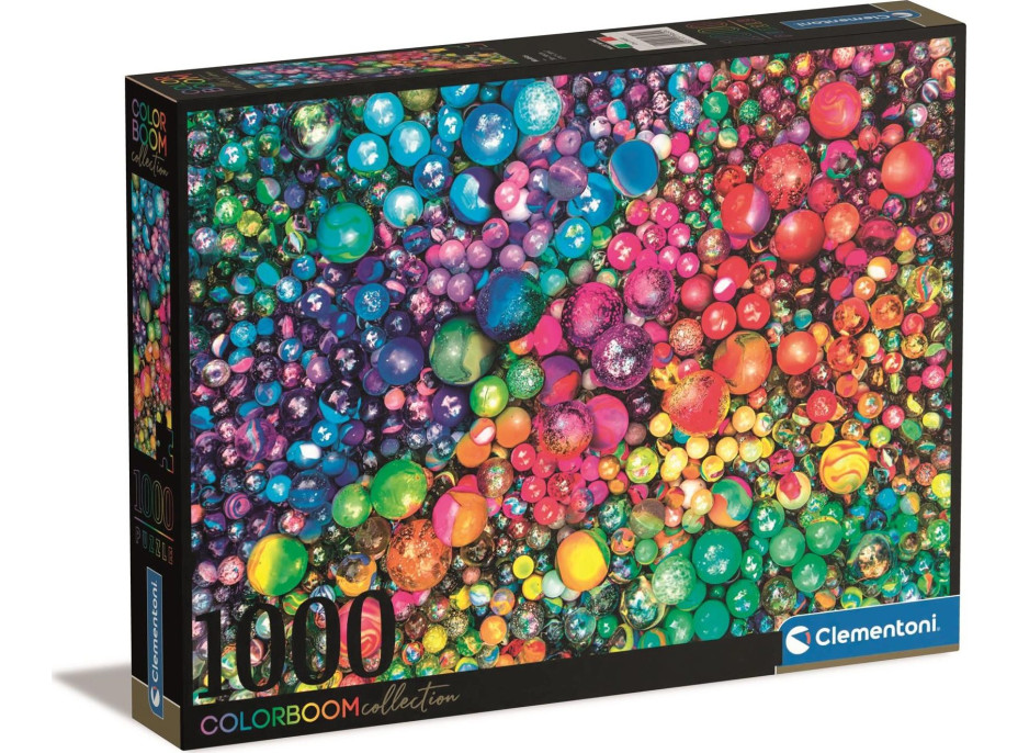 CLEMENTONI Puzzle ColorBoom: Nádherné guličky 1000 dielikov