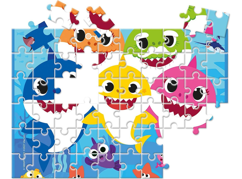 CLEMENTONI Puzzle Frame Me Up Baby Shark 60 dielikov