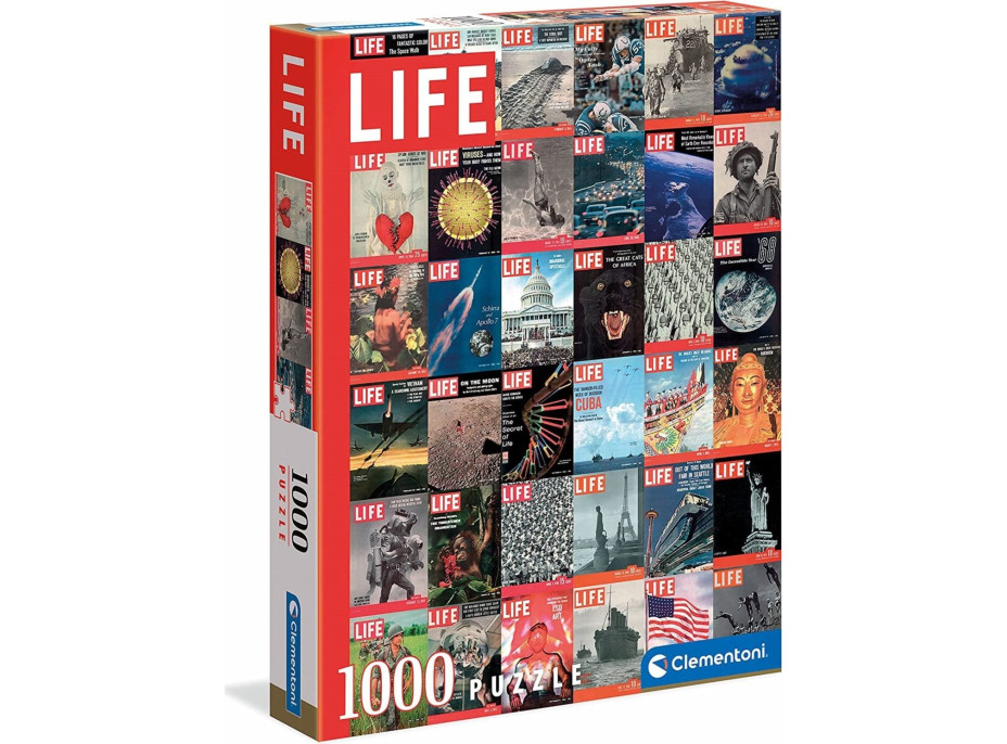 CLEMENTONI Puzzle LIFE: Covers 1000 dielikov