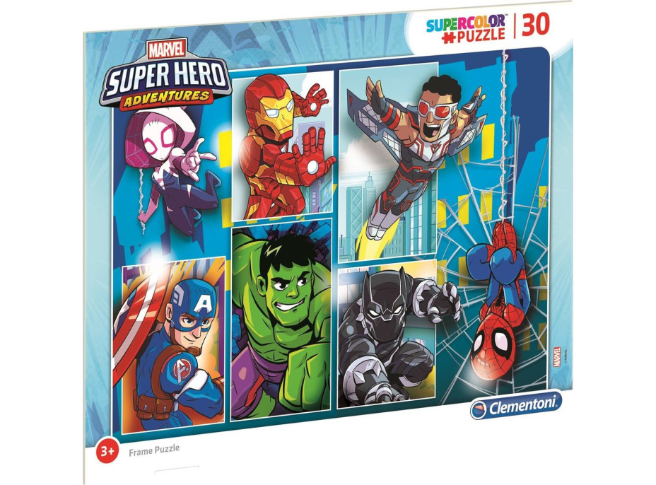 CLEMENTONI Puzzle Marvel Super Hero Adventures 30 dielikov