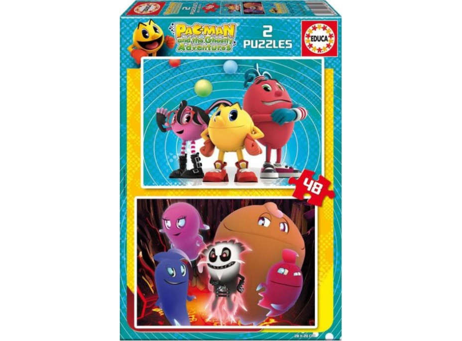 EDUCA Puzzle Pac-Man 2x48 dielikov