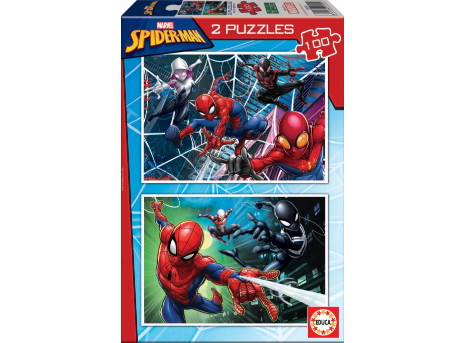 EDUCA Puzzle Spiderman 2x100 dielikov