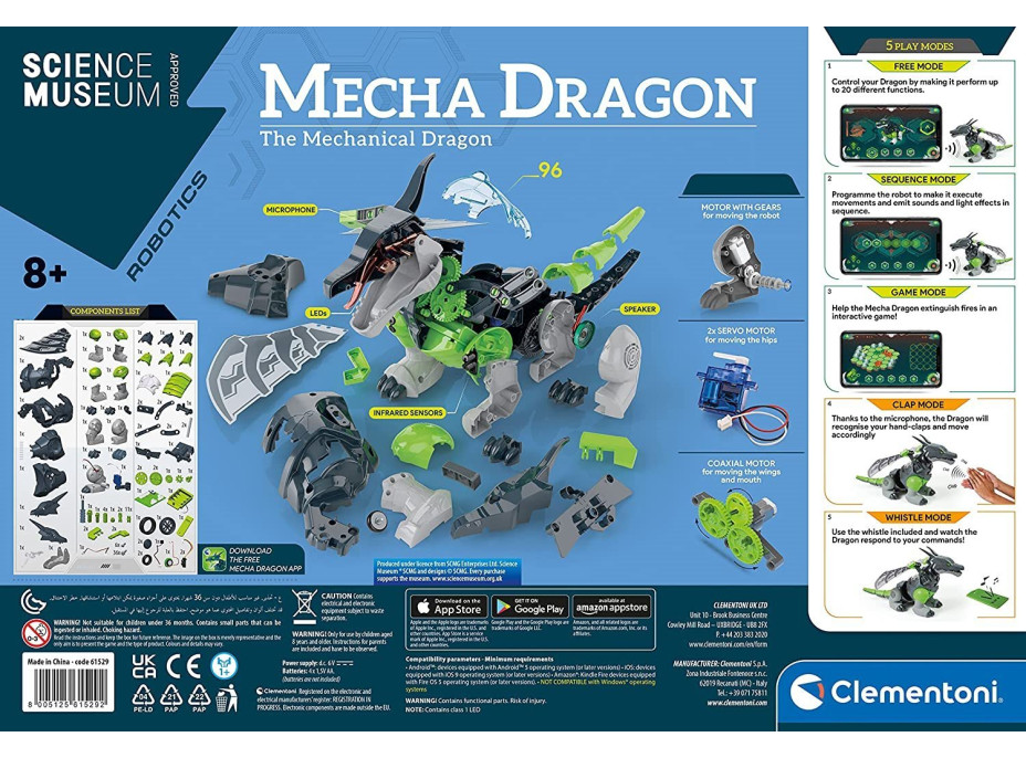 CLEMENTONI Science&Play Robotics: Mecha Dragon
