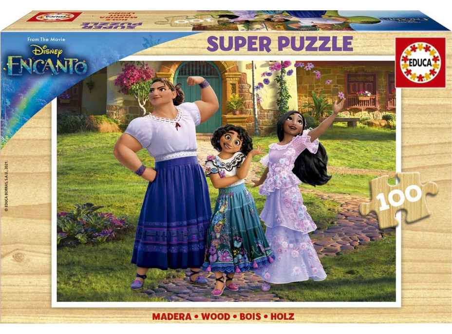EDUCA Drevené puzzle Encanto 100 dielikov