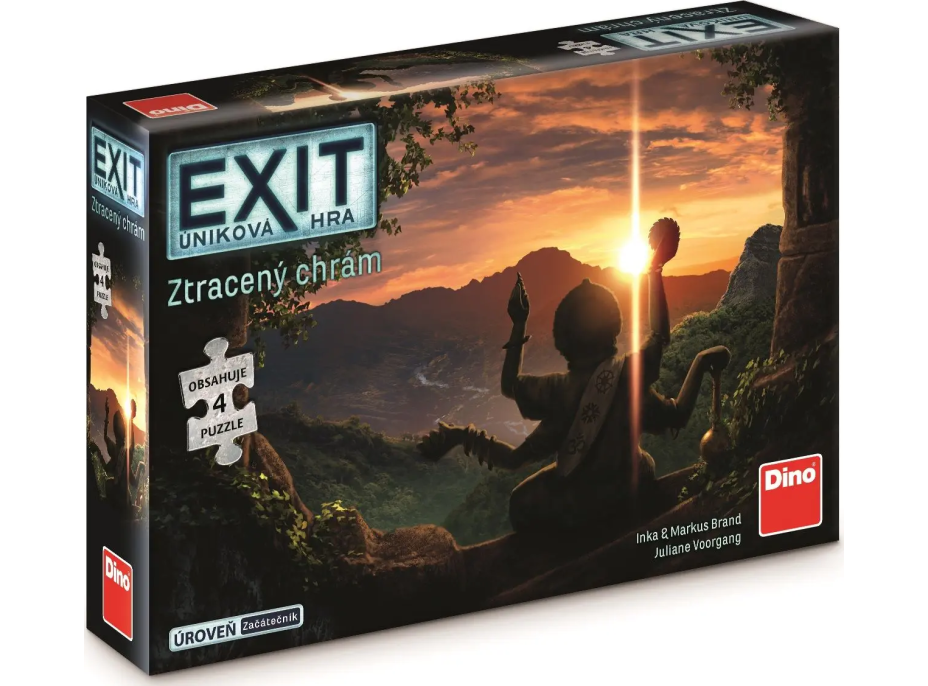 DINO Exit úniková hra s puzzle: Stratený chrám