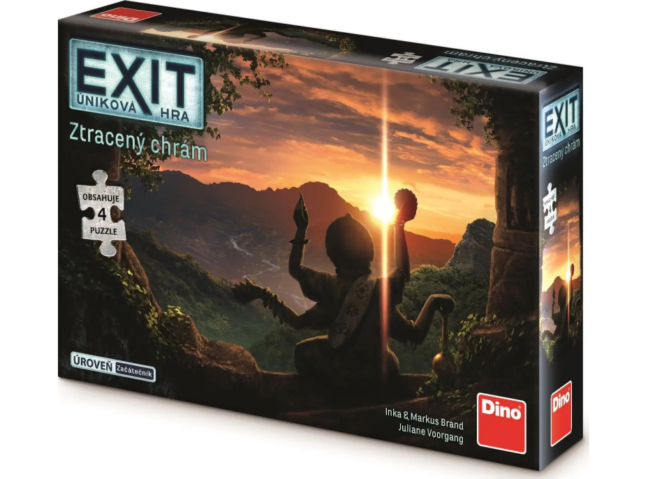 DINO Exit úniková hra s puzzle: Stratený chrám