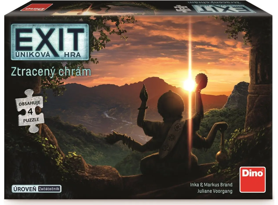 DINO Exit úniková hra s puzzle: Stratený chrám