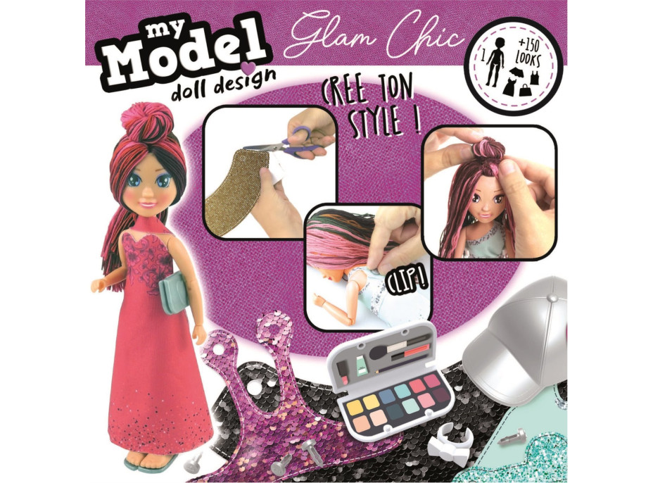 EDUCA Kreatívna sada My Model Doll Design: Očarujúce a šik