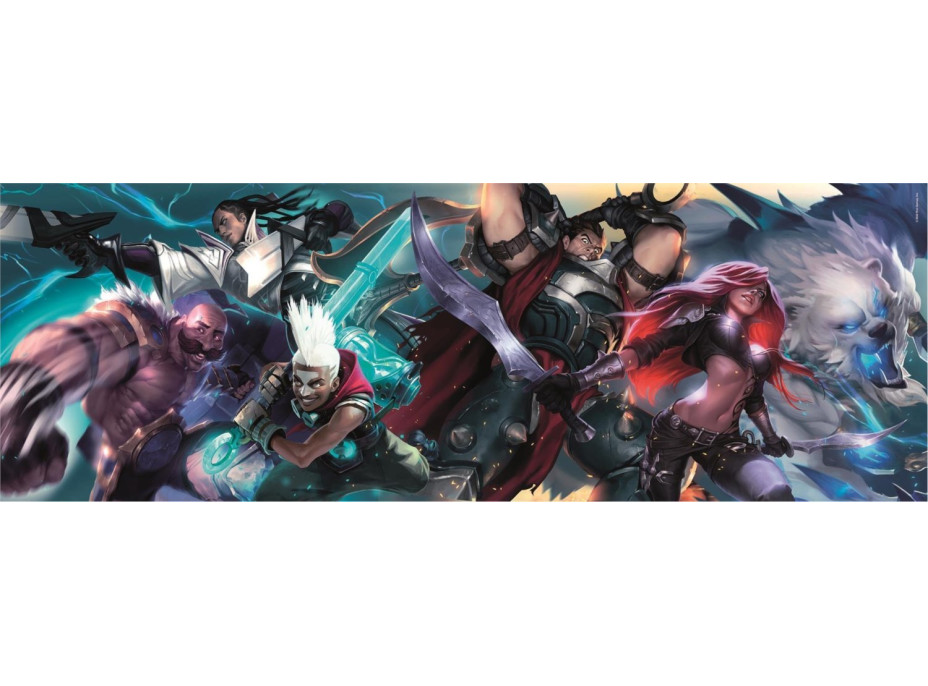 CLEMENTONI Panoramatické puzzle League of Legends 1000 dielikov