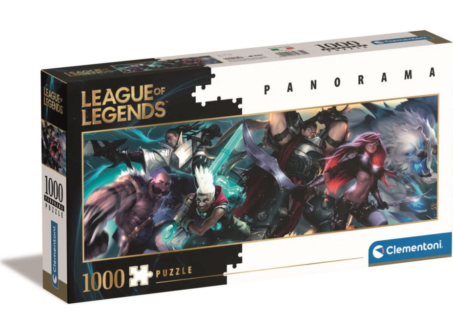 CLEMENTONI Panoramatické puzzle League of Legends 1000 dielikov