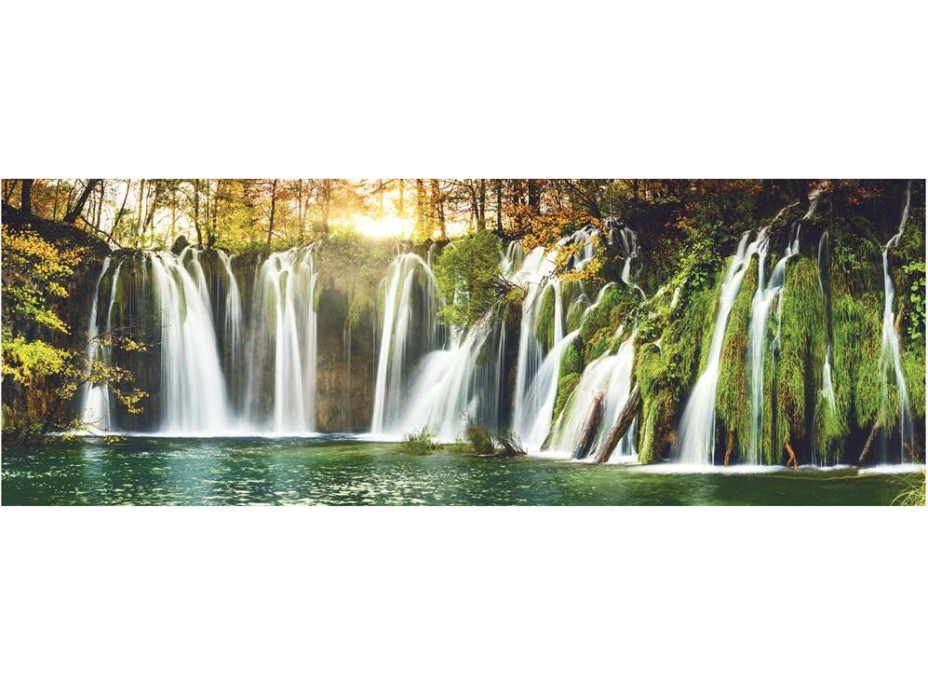 DINO Panoramatické puzzle Plitvické vodopády 2000 dielikov