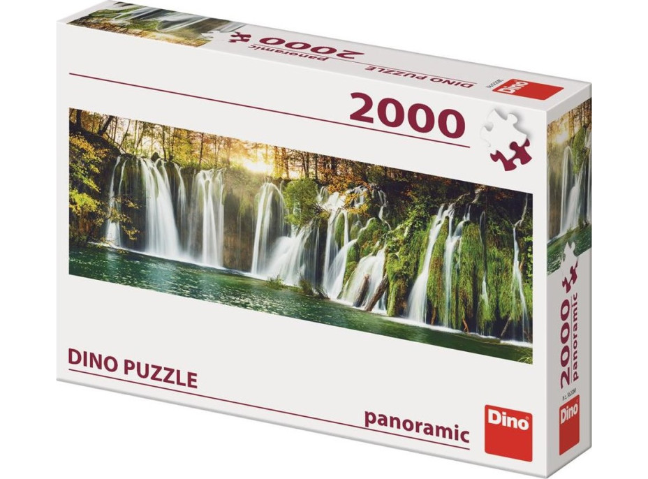 DINO Panoramatické puzzle Plitvické vodopády 2000 dielikov