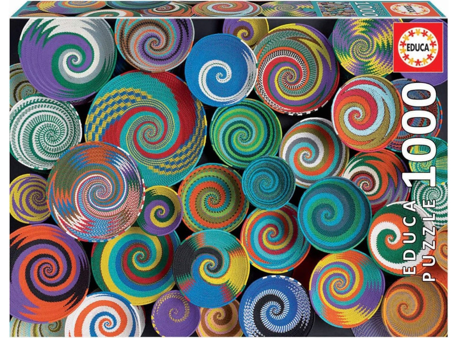 EDUCA Puzzle Africké koše 1000 dielikov
