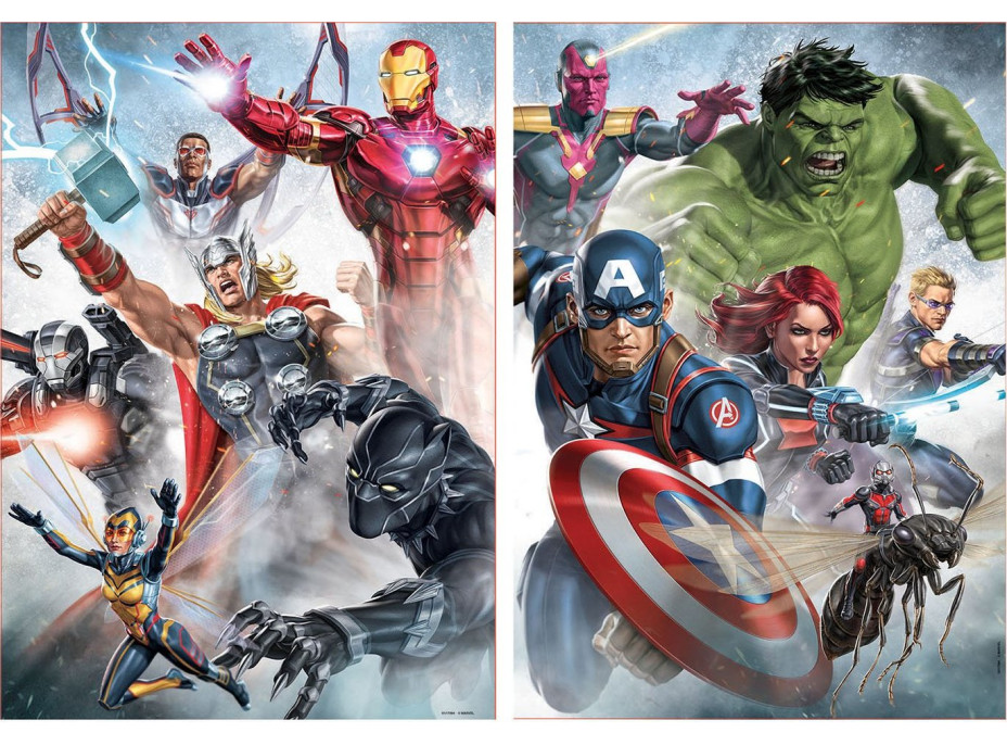 EDUCA Puzzle Avengers 2x500 dielikov