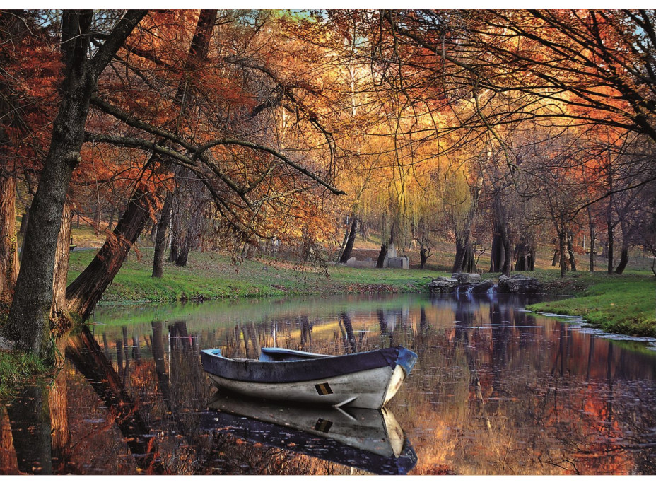 EDUCA Puzzle Loď na jazere 2000 dielikov