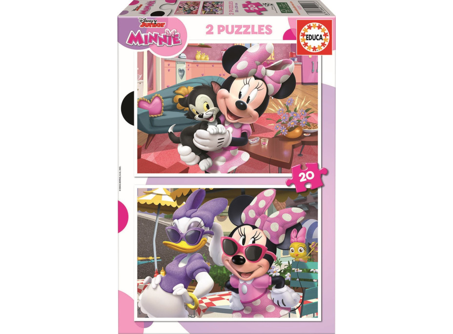 EDUCA Puzzle Minnie 2x20 dielikov