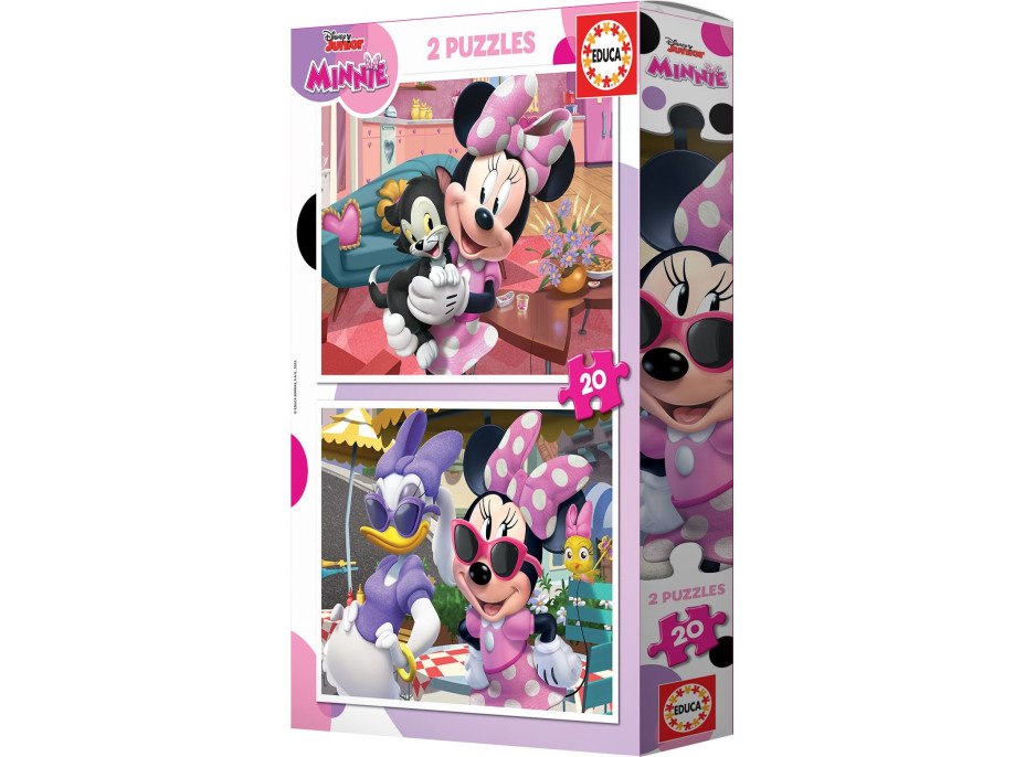 EDUCA Puzzle Minnie 2x20 dielikov