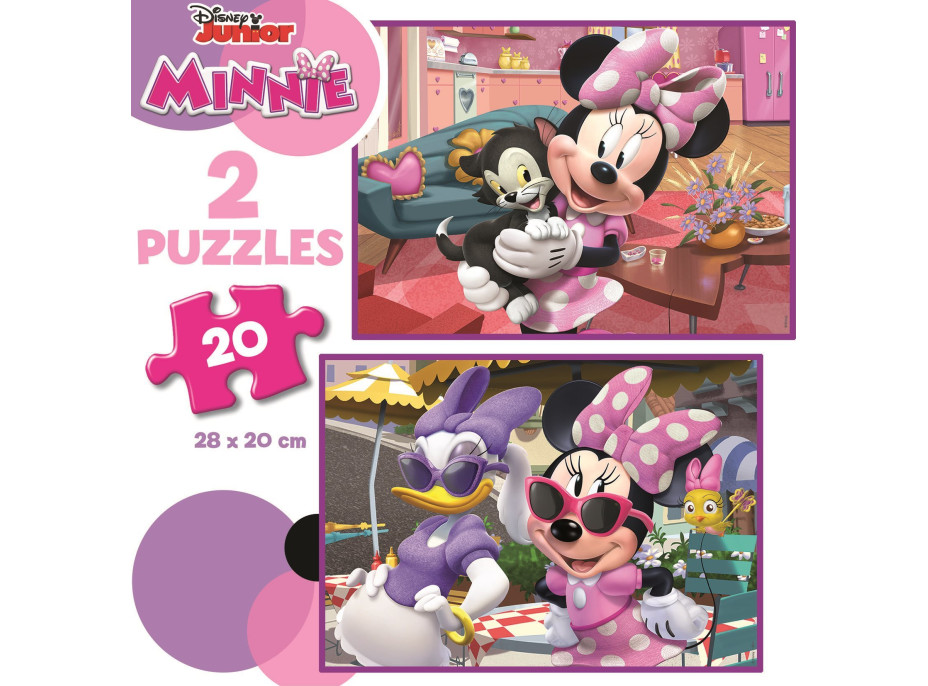 EDUCA Puzzle Minnie 2x20 dielikov