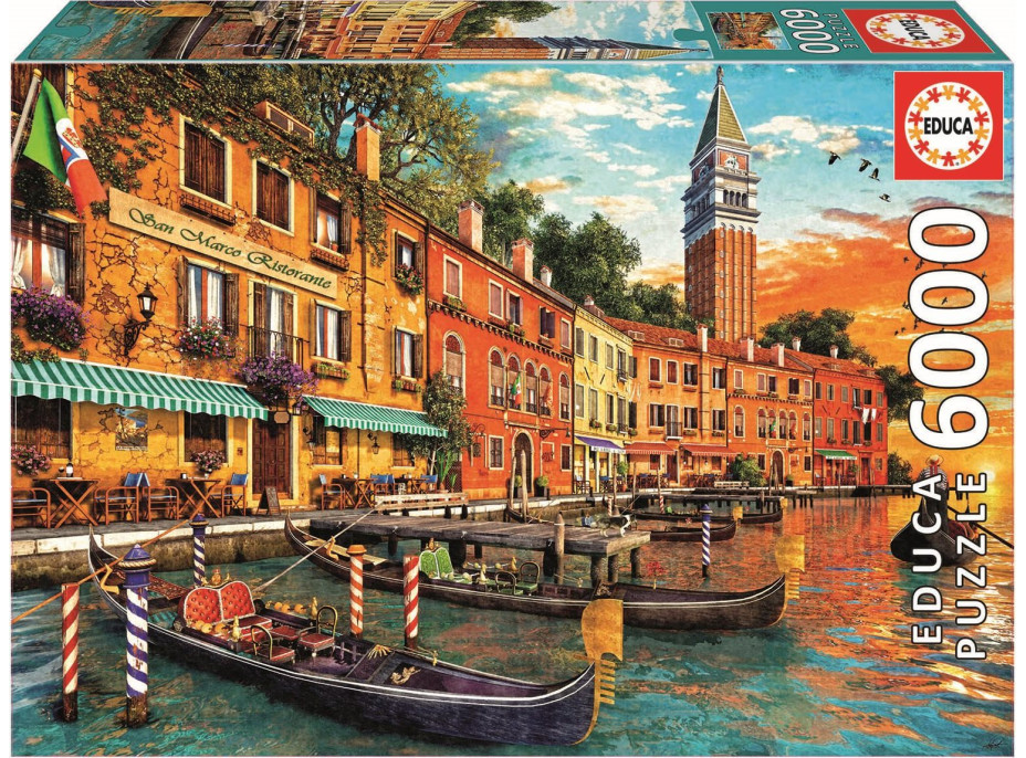 EDUCA Puzzle San Marco pri západe slnka 6000 dielikov