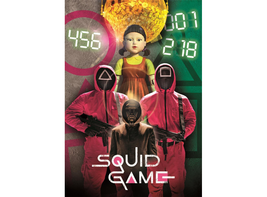 CLEMENTONI Puzzle Netflix: Squid game (Hra na kalmáre) 1000 dielikov