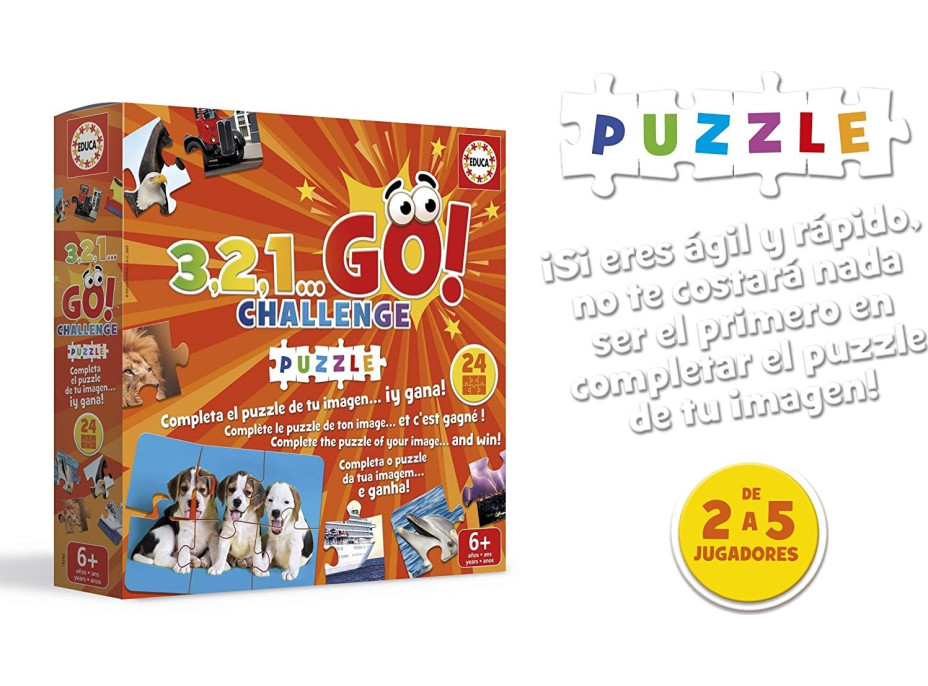 EDUCA Hra 3,2,1… GO! Challenge Puzzle