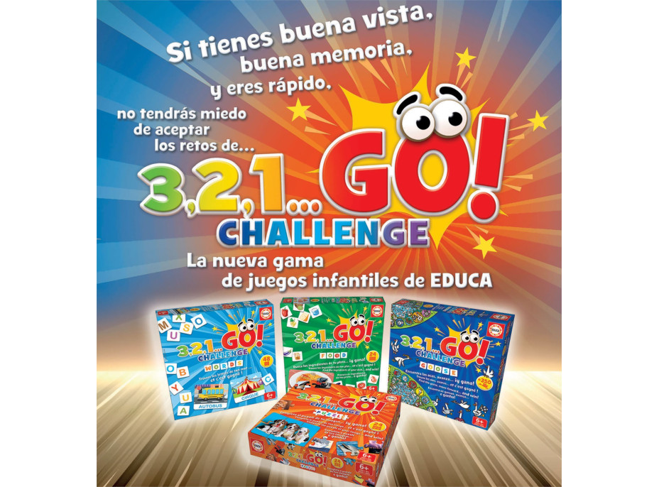 EDUCA Hra 3,2,1… GO! Challenge Puzzle