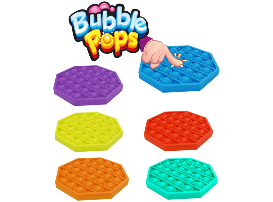 TEDDIES Bubble pops - Praskajúce bubliny 1ks (mix)