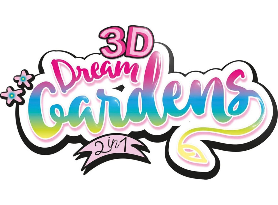 EDUCA Kreatívna súprava 3D Dream Gardens: Hrad 2v1