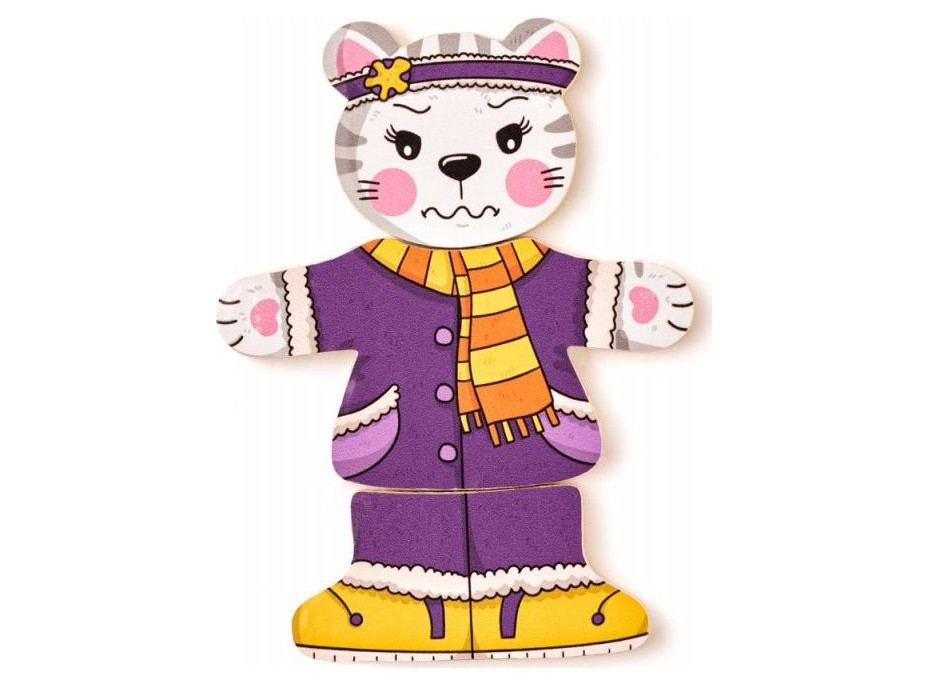 WOODY Obliekanie - Mačička