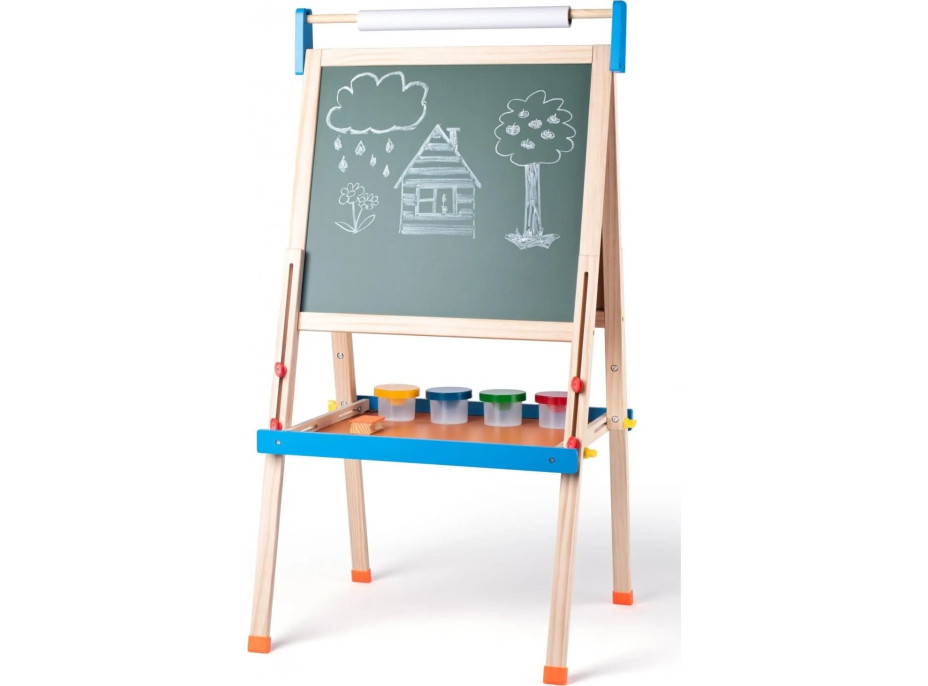 WOODY Obojstranná tabuľa ABC