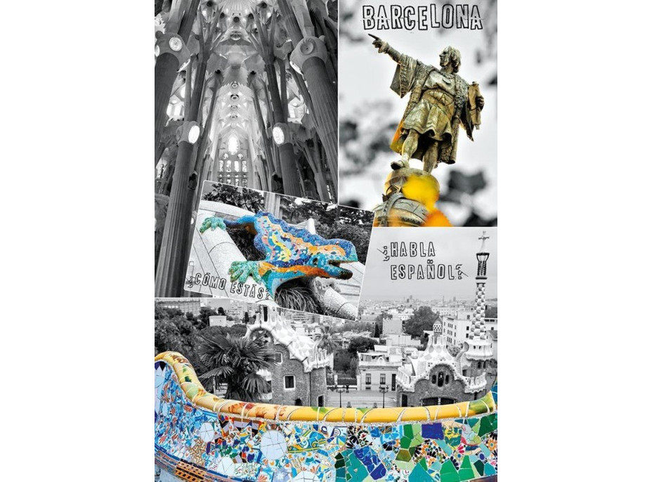 DINO Puzzle Barcelona - koláž 1000 dielikov