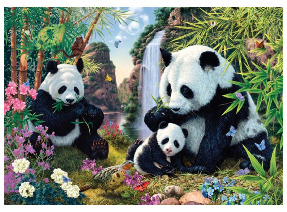 DINO Puzzle Secret Collection: Pandy 1000 dielikov