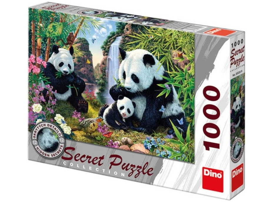 DINO Puzzle Secret Collection: Pandy 1000 dielikov