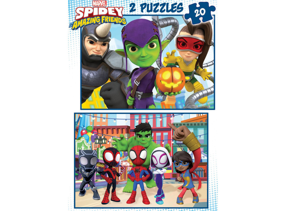 EDUCA Puzzle Spidey a jeho úžasní priatelia 2x20 dielikov