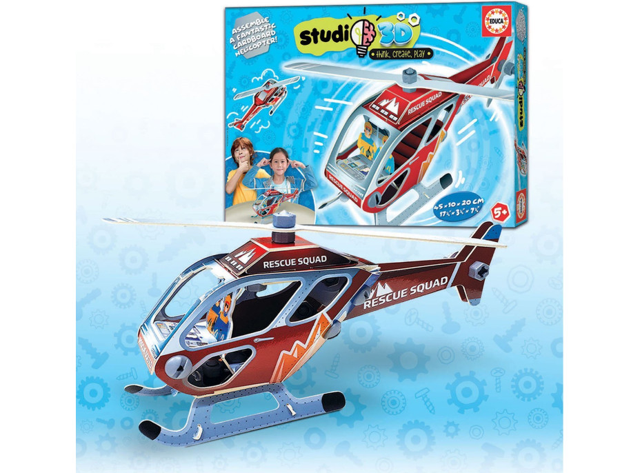 EDUCA Studio 3D model Záchranársky vrtuľník