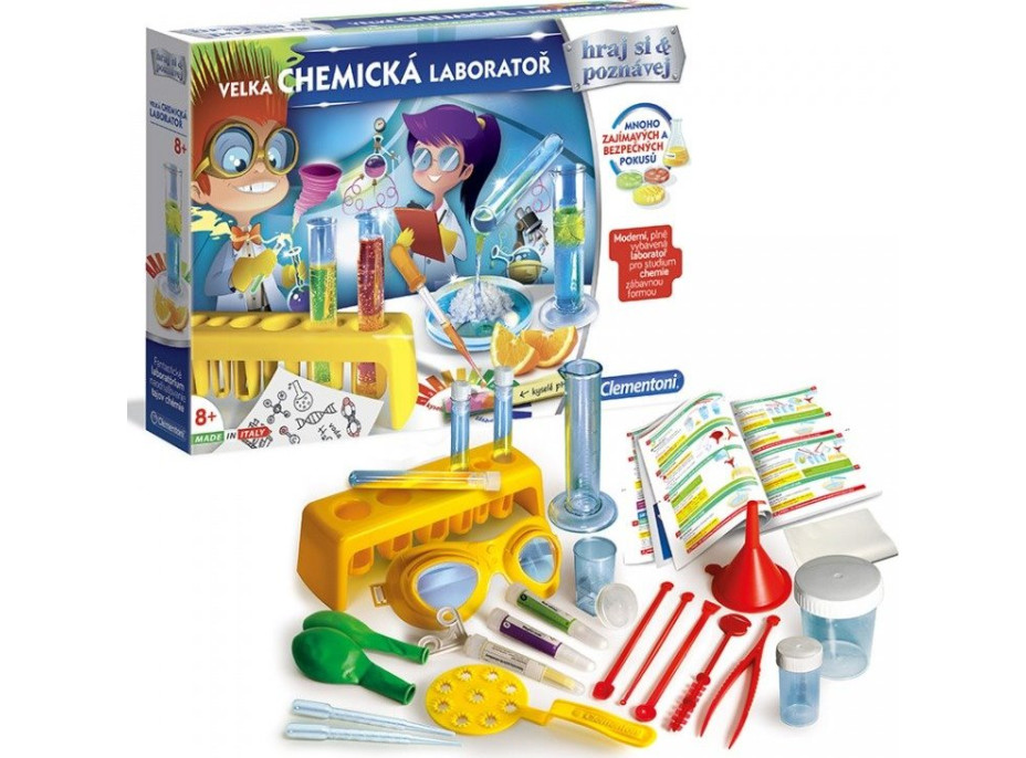 CLEMENTONI Science&Play: Veľké chemické laboratórium