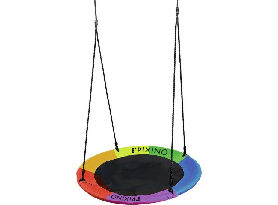 PIXINO Hojdací kruh Čapí hniezdo (priemer 100cm) farebný