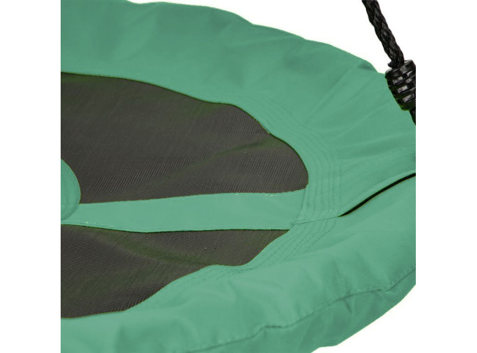 PIXINO Hojdací kruh Čapí hniezdo (priemer 110cm) zelený
