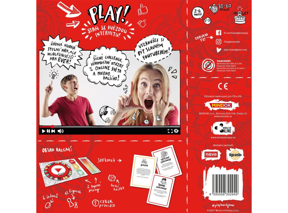 MINDOK Play! Staň sa hviezdou internetu!