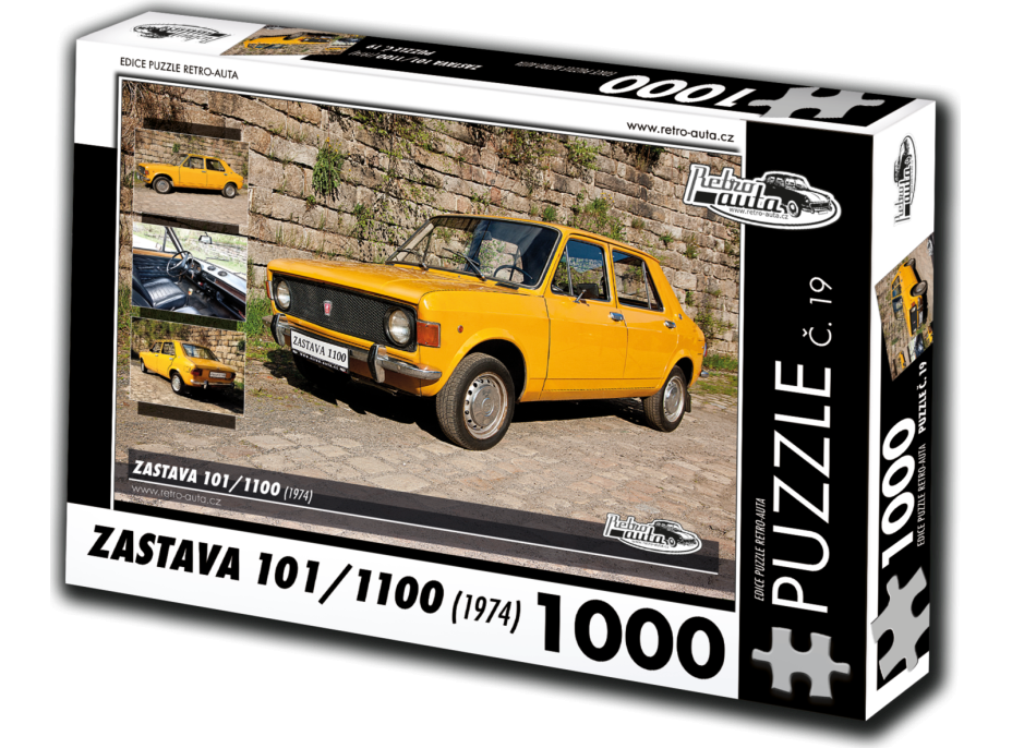 RETRO-AUTA Puzzle č. 19 Zastava 101,1100 (1974) 1000 dielikov