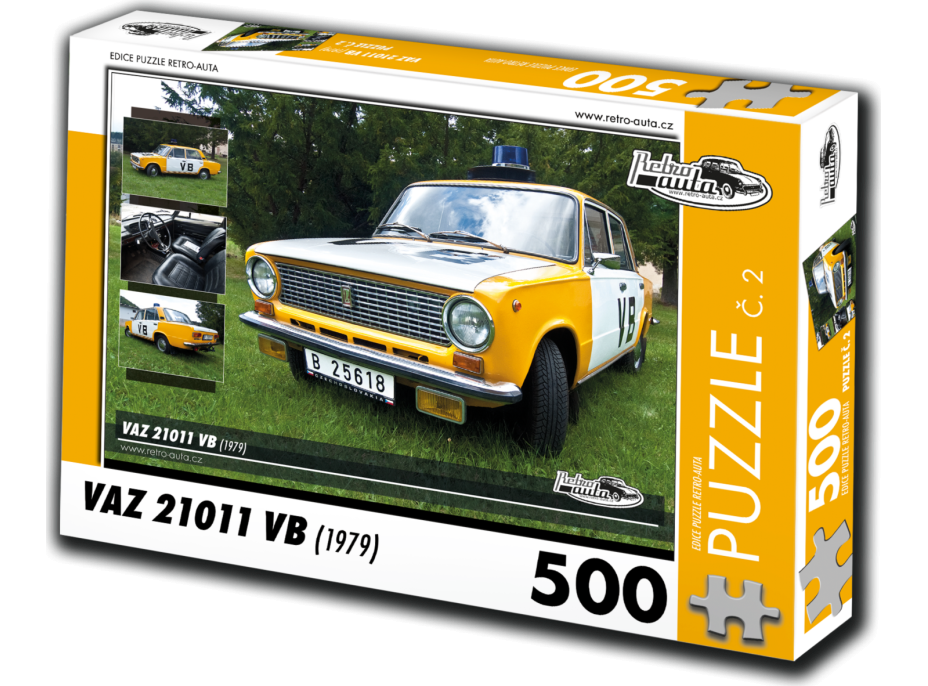 RETRO-AUTA Puzzle č. 2 VAZ 21011 VB (1979) 500 dielikov