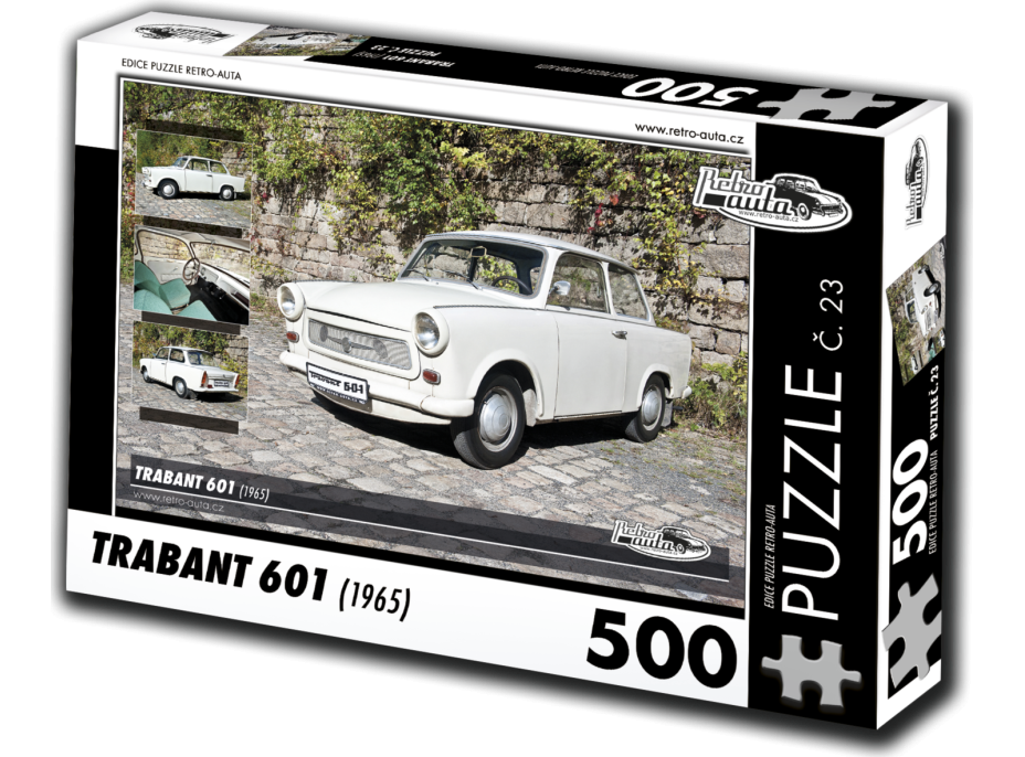 RETRO-AUTA Puzzle č. 23 Trabant 601 (1965) 500 dielikov