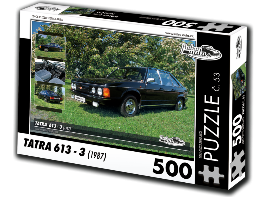 RETRO-AUTA Puzzle č. 53 Tatra 613-3 (1987) 500 dielikov