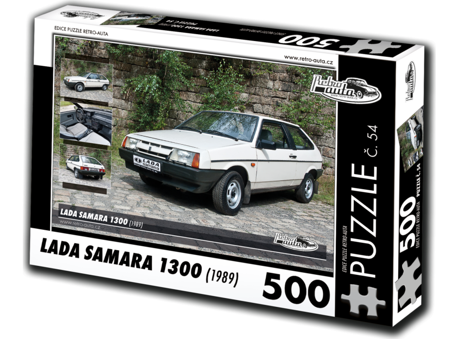 RETRO-AUTA Puzzle č. 54 Lada Samara 1300 (1989) 500 dielikov