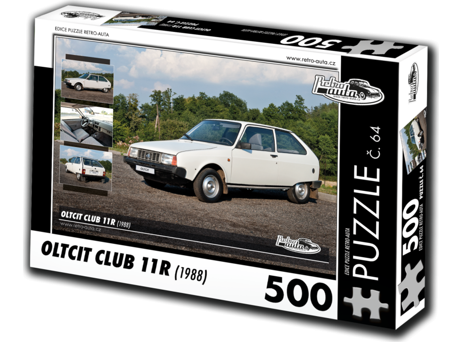 RETRO-AUTA Puzzle č. 64 Oltcit Club 11R (1988) 500 dielikov