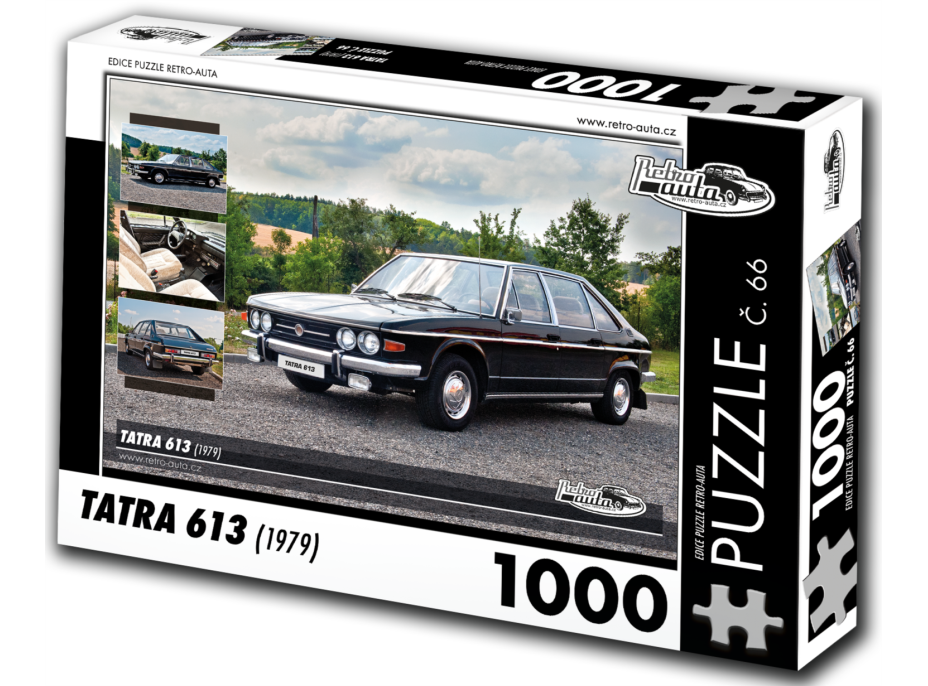 RETRO-AUTA Puzzle č. 66 Tatra 613 (1979) 1000 dielikov