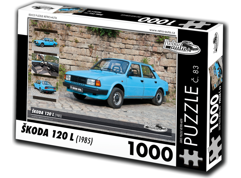 RETRO-AUTA Puzzle č. 83 Škoda 120 L (1985) 1000 dielikov