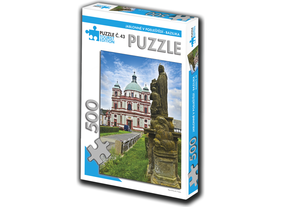 TOURIST EDITION Puzzle Jablonné v Podještědí, bazilika 500 dielikov (č.43)