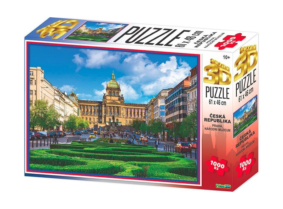 PRIME 3D Puzzle Národné múzeum, Praha 3D 1000 dielikov