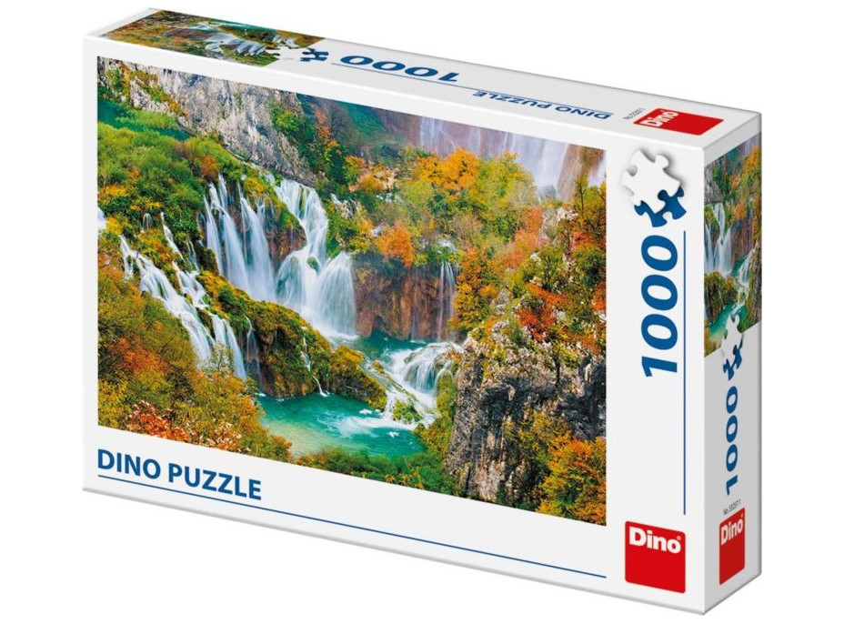 DINO Puzzle Plitvické jazerá, Chorvátsko 1000 dielikov